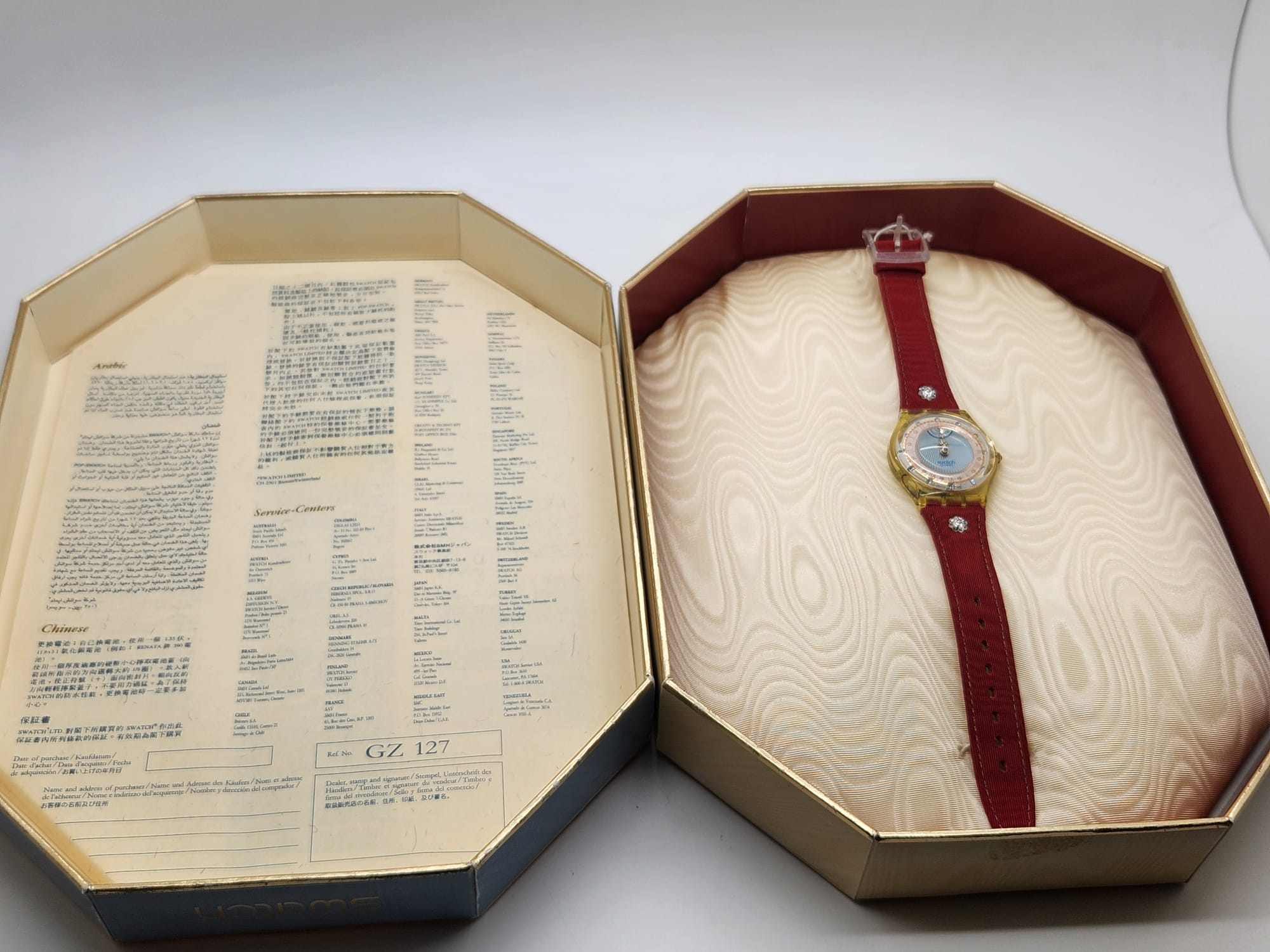 Swatch Roi Soleil GZ127 – 1993 Limited Edition, New in Box, Christmas Special, Rare!